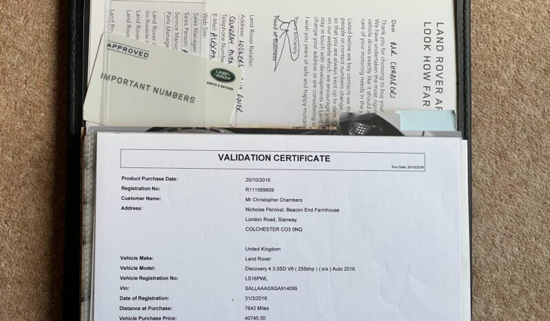 2016 Land Rover Discovery 4 SDV6 Graphite 4WD (s/s) full