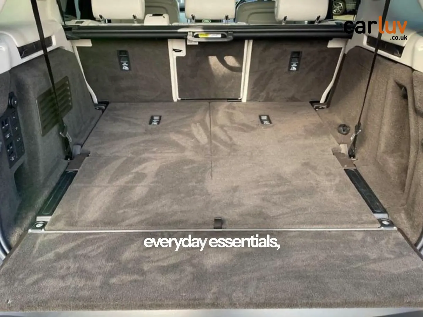 Boot space and wide open powered tailgate