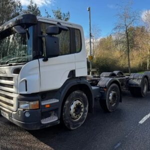 2006 Scania P340 8X2 Chassis Cab Rear Lift/Steer Manual Gears PDE Engine PTO - WA06BOJ