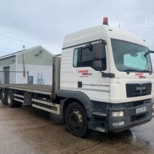 2013 MAN TGM 26.290 Sleeper cab 6x2 26ton Flatbed - DA62PBV