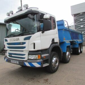 2014 Scania P400 8X4 Steel Body Double Drive on Spring Manual Tipper Truck - KY14CSZ