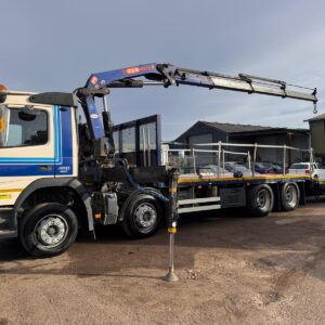 2017 VOLVO FMX450 BEAVERTAIL WITH CRANE