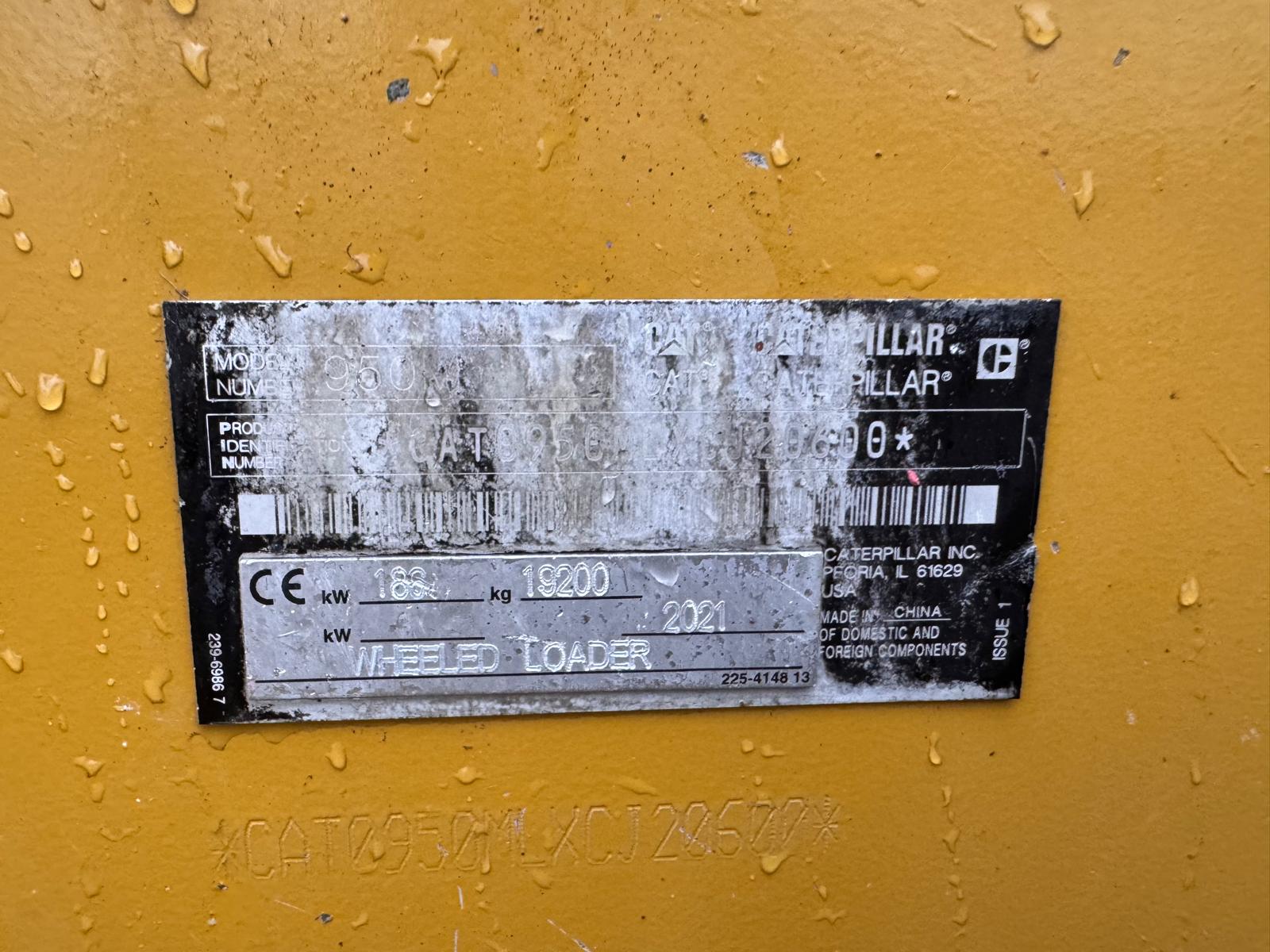2021 CAT 950M LOADING SHOVEL - Image 15