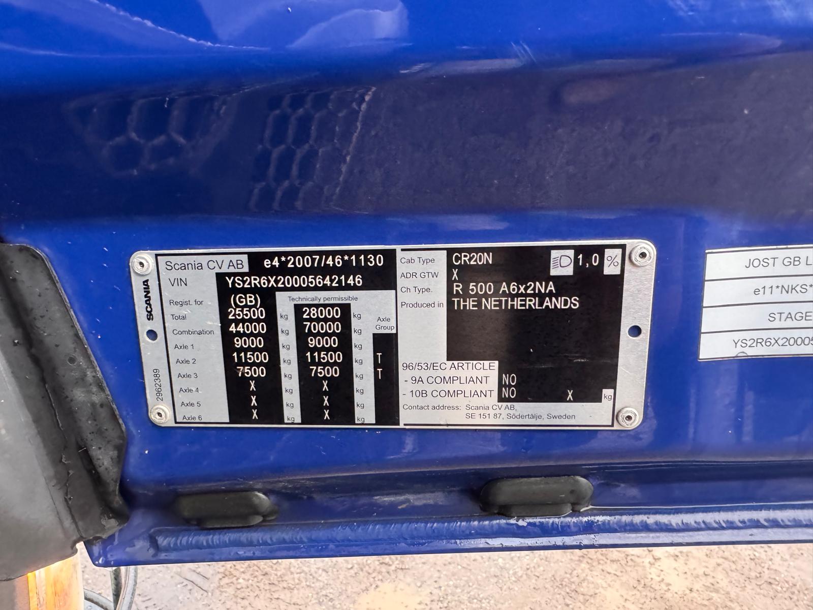 SCANIA R500XT TACTOR UNIT - Image 13